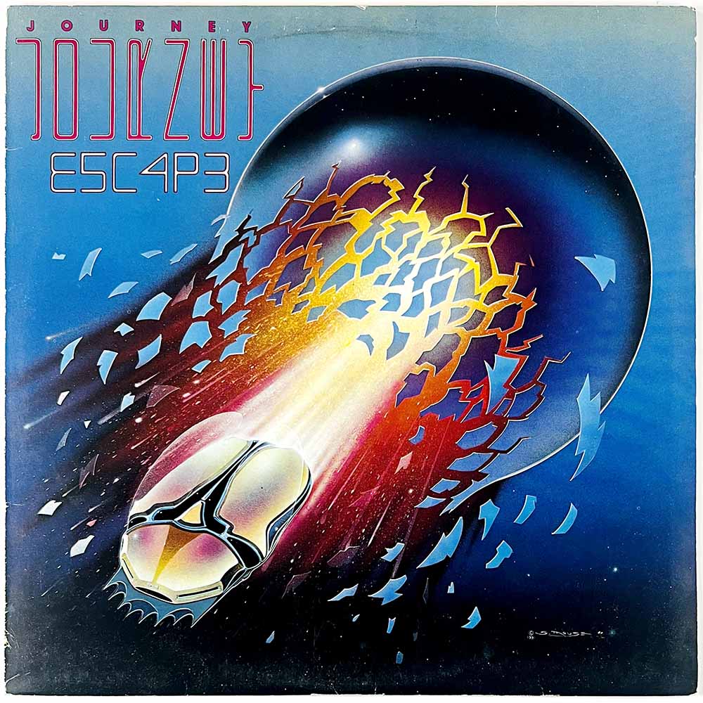 Journey LP Escape  kansi VG levy EX- Käytetty LP