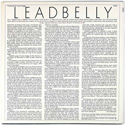 Leadbelly LP Leadbelly  kansi EX levy EX Käytetty LP