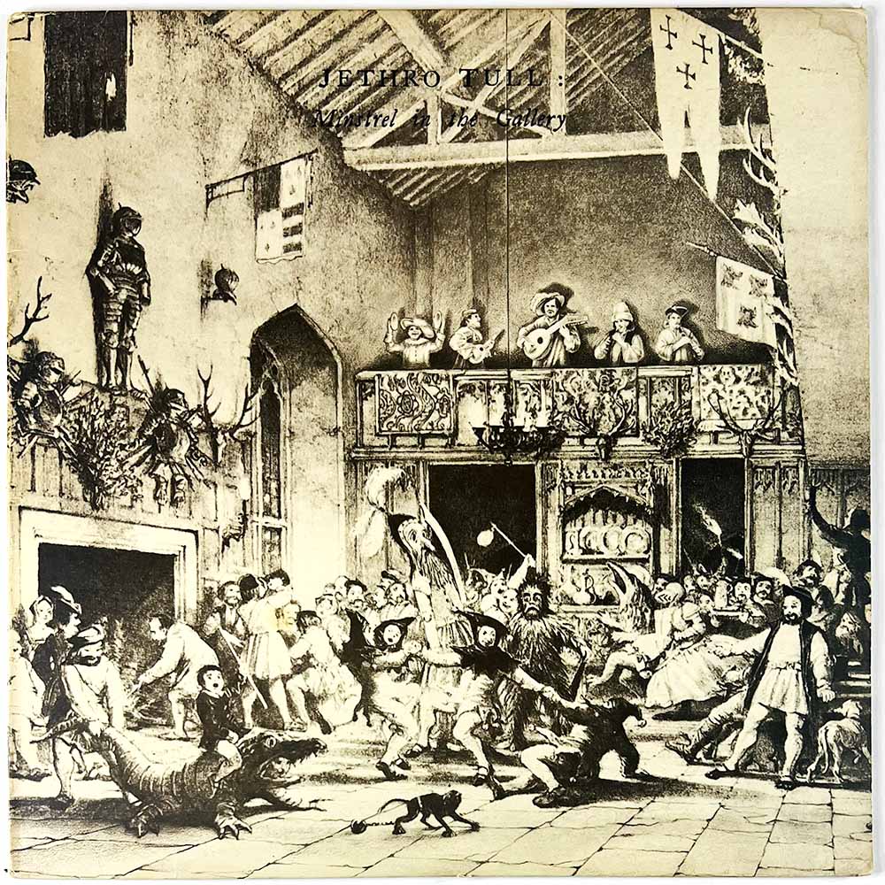 Jethro Tull LP Minstrel in the Gallery  kansi VG levy EX- Käytetty LP