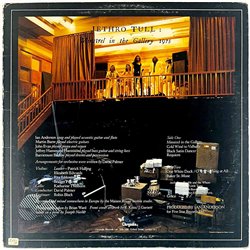 Jethro Tull LP Minstrel in the Gallery  kansi VG levy EX- Käytetty LP
