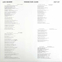 Wigwam LP Dark album  kansi EX levy EX- Käytetty LP