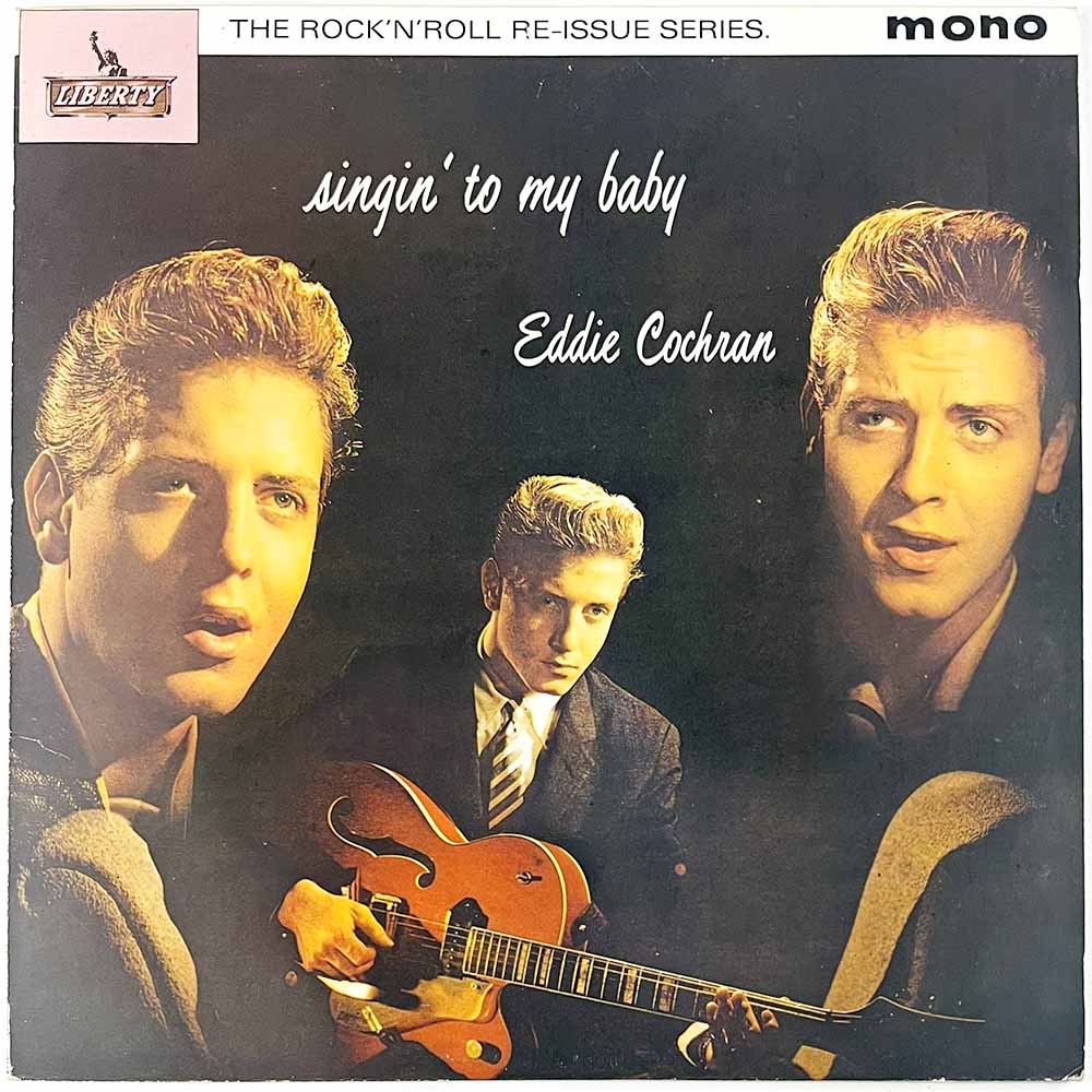 Cochran Eddie LP Singin’ to my baby  kansi EX levy EX Käytetty LP