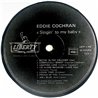 Cochran Eddie LP Singin’ to my baby  kansi EX levy EX Käytetty LP