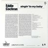 Cochran Eddie LP Singin’ to my baby  kansi EX levy EX Käytetty LP