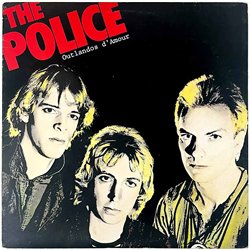 Police LP Outlandos d’Amour  kansi VG levy EX Käytetty LP