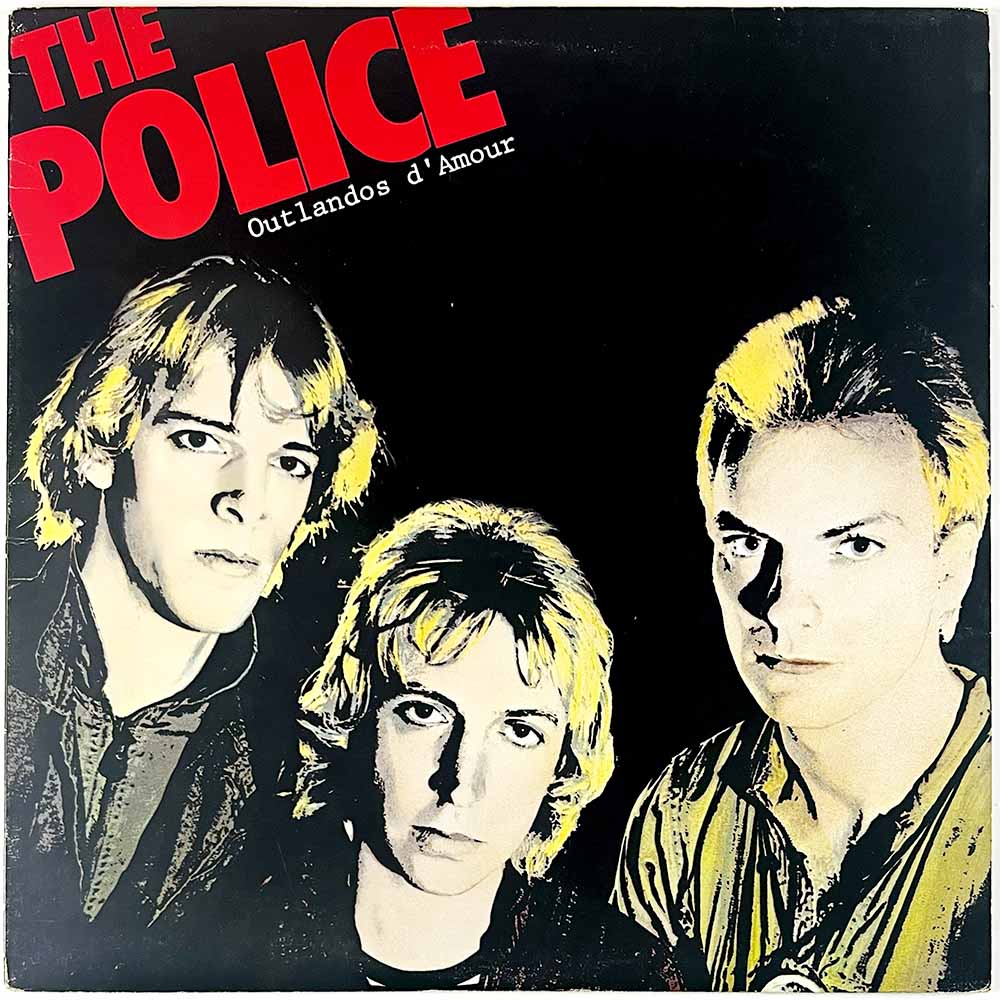 Police LP Outlandos d’Amour  kansi VG levy EX Käytetty LP