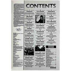 Metal Forces magazine 1990 number 46 january Bon Jovi, Poison, Ace Frehley, Saxon used magazine