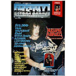 Metal Forces magazine 1989 number 42 september Nuclear Assault, King Diamond used magazine