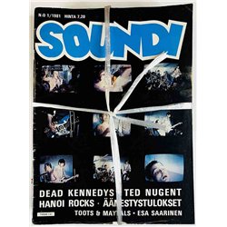 Soundi vuosikerta 1981 1 - 12 1981 12 numeroa begagnade magazine