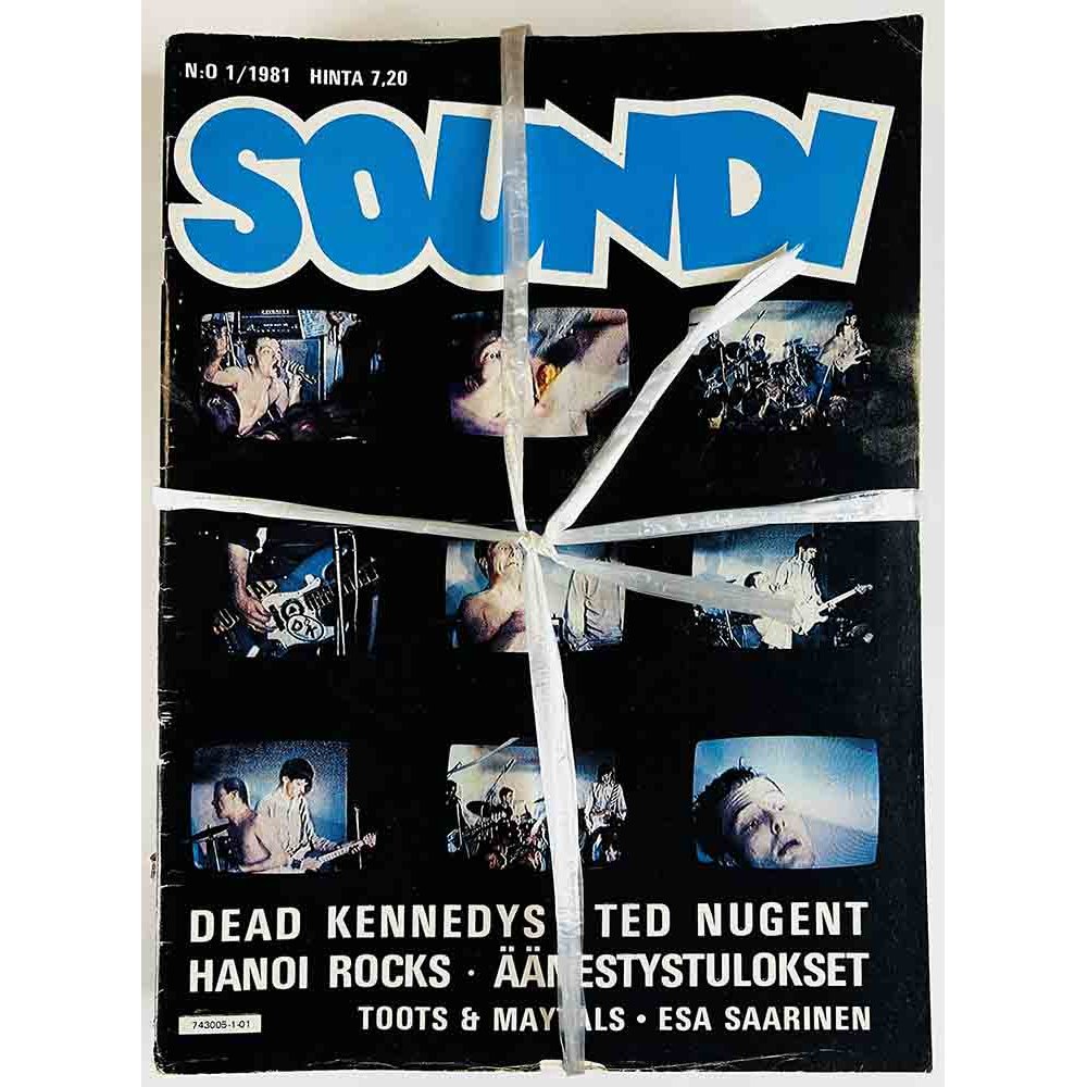 Soundi vuosikerta 1981 1 - 12 1981 12 numeroa begagnade magazine