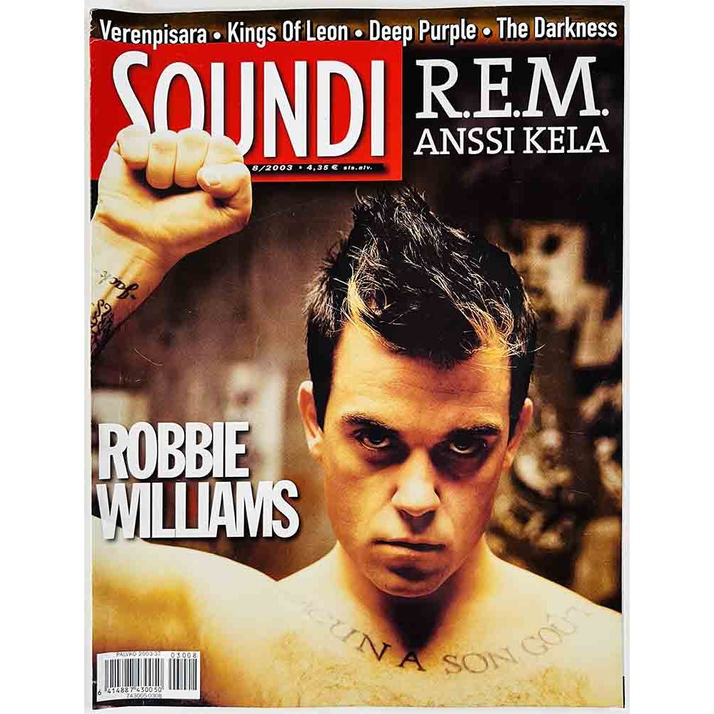 Soundi 2003 8 Anssi Kela, R.E.M., Deep Purple, Darkness aikakauslehti