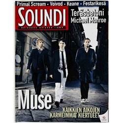 Soundi 2006 6-7 Teräsbetoni, Michael Monroe, Muse, Voivod aikakauslehti
