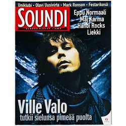 Soundi 2007 8 Ville Valo, Eppu Normaali, Hanoi Rocks aikakauslehti