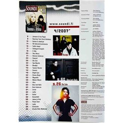 Soundi 2007 4 Jonna & Irina, Dimmu Borgir, Finntroll, Genesis aikakauslehti