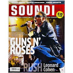 Soundi 2008 12 Hanoi Rocks, Guns n’ Roses, Rush,leonard Cohen aikakauslehti