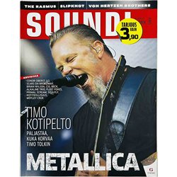 Soundi 2008 8 Timo Kotipelto, Metallica, Rasmus, Slipknot aikakauslehti