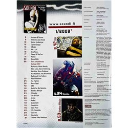 Soundi 2008 1 Hasse Walli, Herra Ylppö, CMX, Stam1na aikakauslehti
