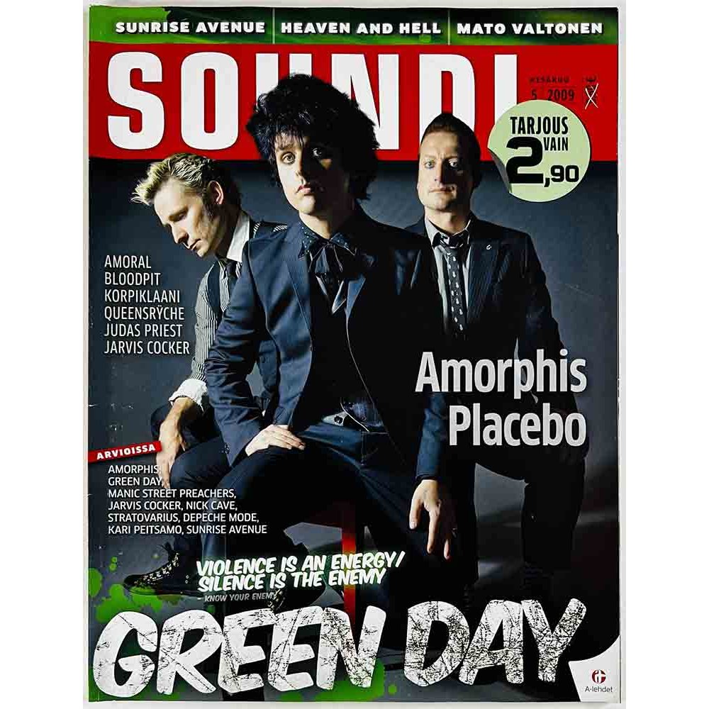 Soundi 2009 5 Amorphis, Green Day, Placebo aikakauslehti