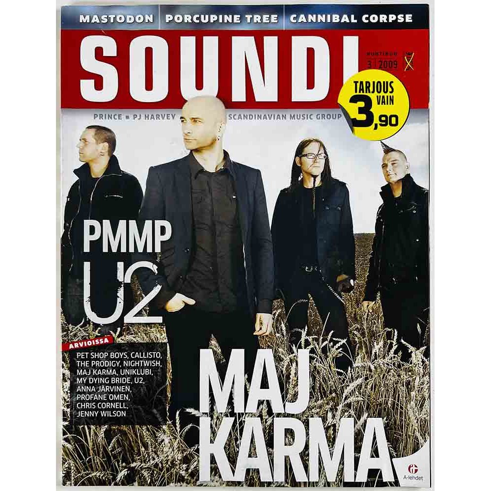 Soundi 2009 3 PMMP, Maj Karma, Porcupine Tree aikakauslehti