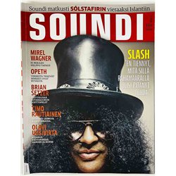 Soundi 2014 8 Opeth, Slash, Brian Setzer, Olavi Uusivirta begagnade magazine