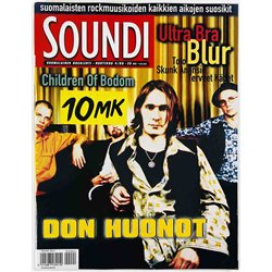 Soundi 1999 4 Ultra Bra, Terveet Kädet, Eläkeläiset, Blur begagnade magazine