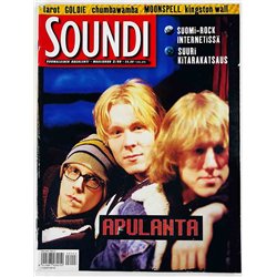 Soundi 1998 3 Apulanta, kitarakatsaus, Tarot, Kingston Wall begagnade magazine