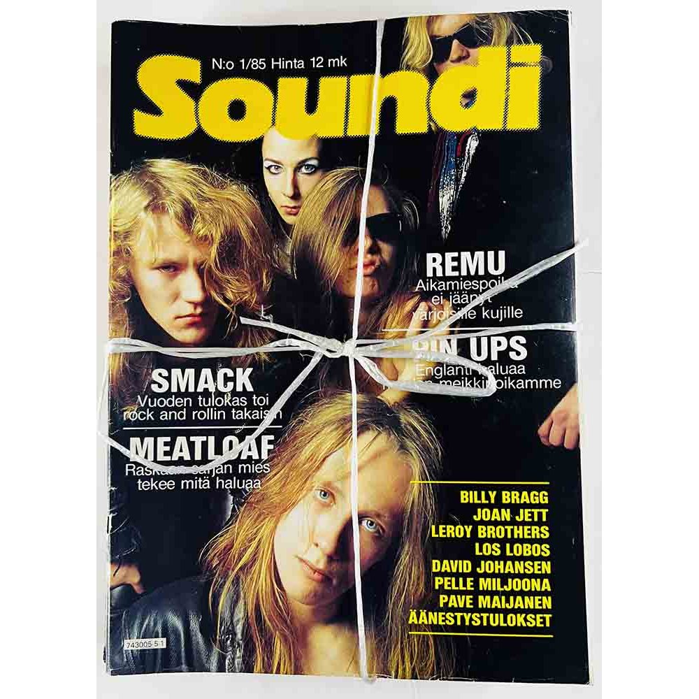 Soundi vuosikerta 1985 numerot 1 - 12 1985 12 numeroa begagnade magazine