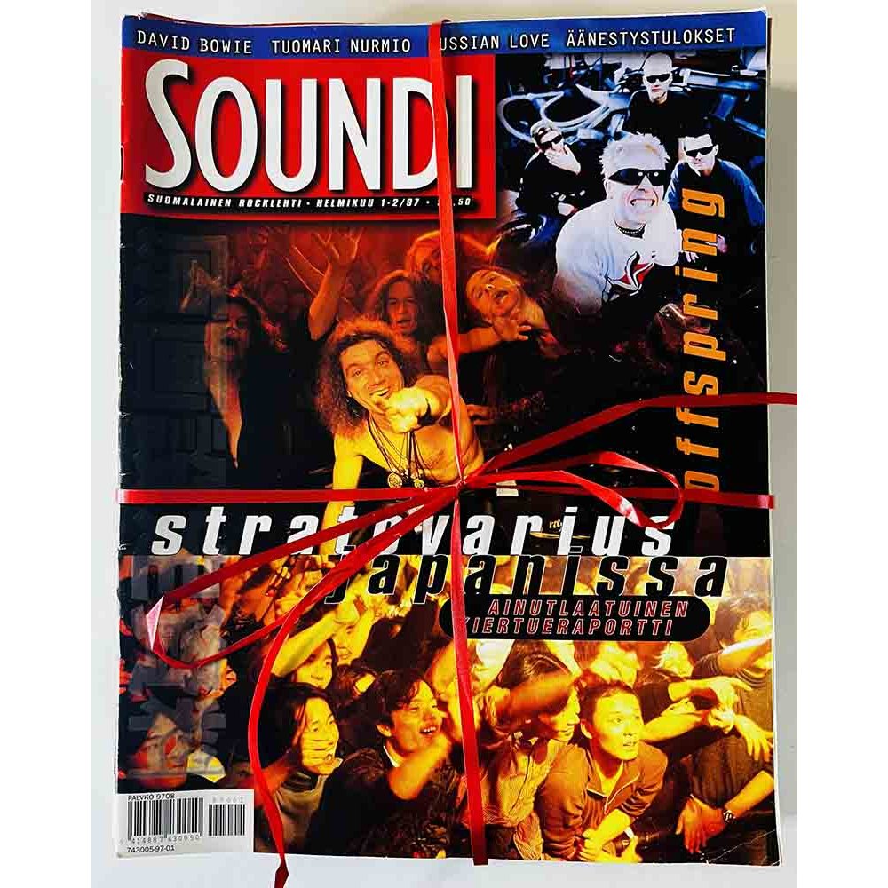 Soundi vuosikerta 1997 1 - 12 1997 1-12 helmikuu kaksoisnumero 11 lehteä begagnade magazine
