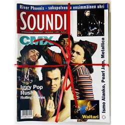 Soundi vuosikerta 1994 1 - 12 1994 11 lehteä (tammi- helmikuu kaksoisnumero) begagnade magazine