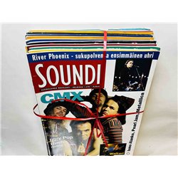 Soundi vuosikerta 1994 1 - 12 1994 11 lehteä (tammi- helmikuu kaksoisnumero) begagnade magazine
