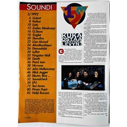 Soundi 1992 3 Mick Jagger, Tori Amos, Neljä Ruusua begagnade magazine