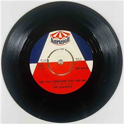 Lollipops Käytetty 7” ei kuvakantta Oh, Girl / Are You Lonesome Just Like Me  kansi Ei kuvakantta levy VG+ vinyylisingle