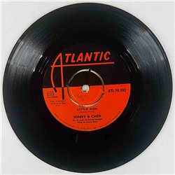 Sonny & Cher 1966 ATL 70.182 Little Man / Monday begagnad singelskiva