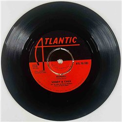Sonny & Cher 1966 ATL 70.182 Little Man / Monday begagnad singelskiva