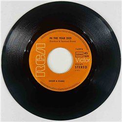 Zager & Evans Käytetty 7” ei kuvakantta In the year 2525 / Little kids  kansi Ei kuvakantta levy VG+ vinyylisingle