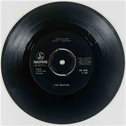 Beatles Käytetty 7” ei kuvakantta Hey Jude / Revolution  kansi Ei kuvakantta levy kunnottelematon vinyylisingle