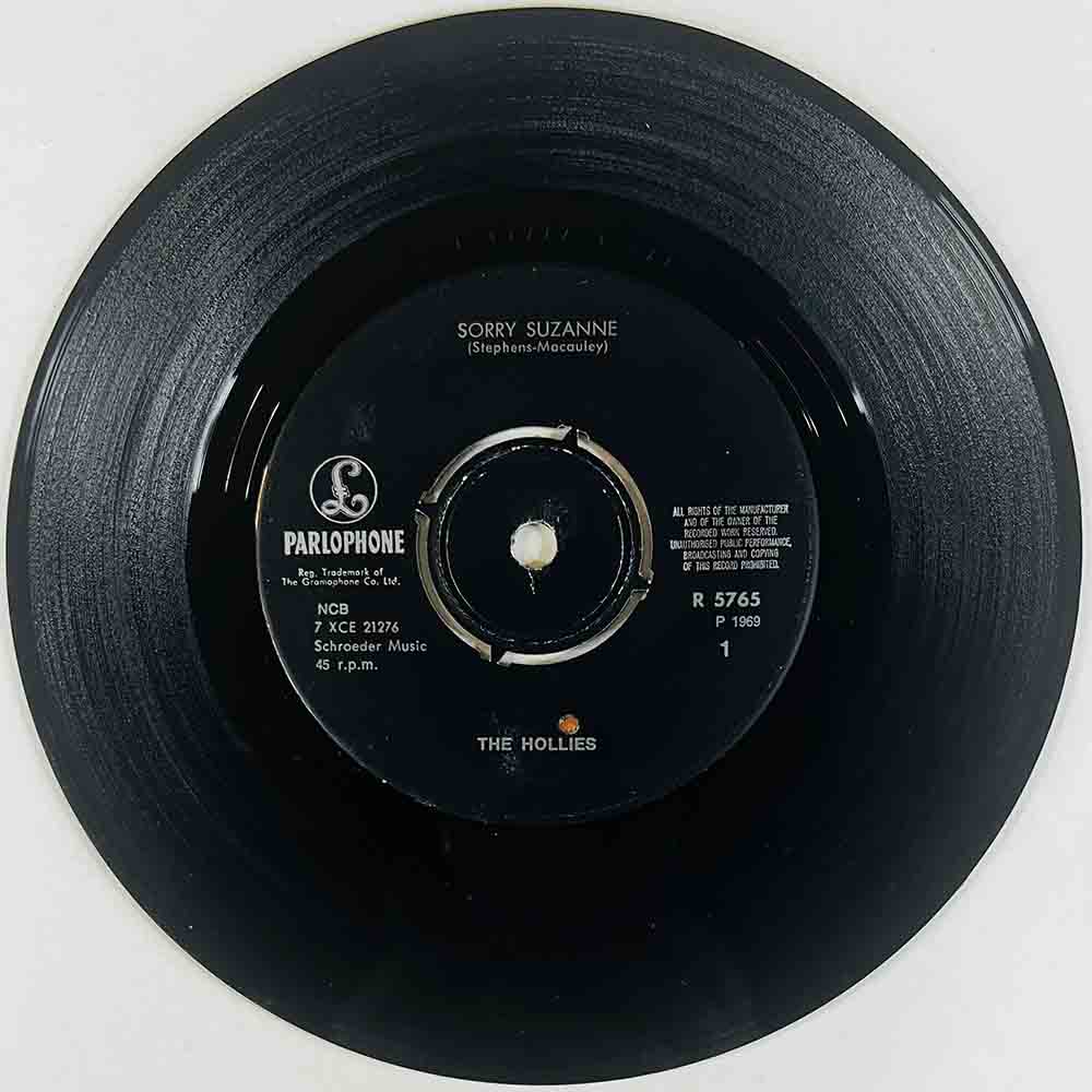 Hollies Käytetty 7” ei kuvakantta Sorry Suzanne / Not that way at all  kansi Ei kuvakantta levy VG+ vinyylisingle