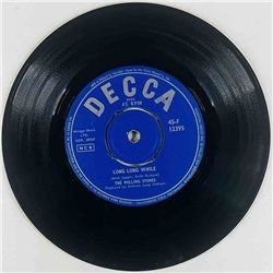 Rolling Stones Käytetty 7” ei kuvakantta Paint it, black / Long long while  kansi Ei kuvakantta levy VG+ vinyylisingle