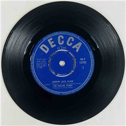 Rolling Stones Käytetty 7” ei kuvakantta Jumpin’ Jack Flash / Child of the moon  kansi Ei kuvakantta levy VG+ vinyylisingle