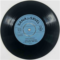 Sanan Tyttötertsetti Käytetty 7” ei kuvakantta Jeesus, auta valvomahan EP  kansi EX- levy EX- vinyylisingle