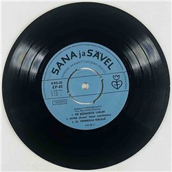Sanan Tyttötertsetti Käytetty 7” ei kuvakantta Jeesus, auta valvomahan EP  kansi EX- levy EX- vinyylisingle