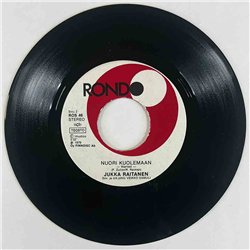 Raitanen Jukka Käytetty 7” ei kuvakantta Keikka Ouluun / Nuori kuolemaan  kansi Ei kuvakantta levy EX vinyylisingle