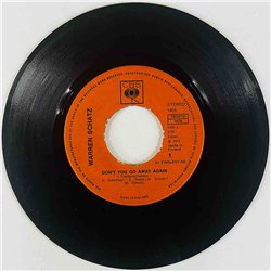 Schatz Warren Käytetty 7” ei kuvakantta Don't you go away again / I've been wonderin  kansi Ei kuvakantta levy VG vinyylisingle