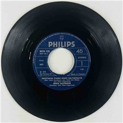 Irwin Goodman Käytetty 7” ei kuvakantta Haistakaa paska koko valtiovalta / pumtsi-kaada-pum-pum  kansi Ei kuvakantta levy VG+ vi