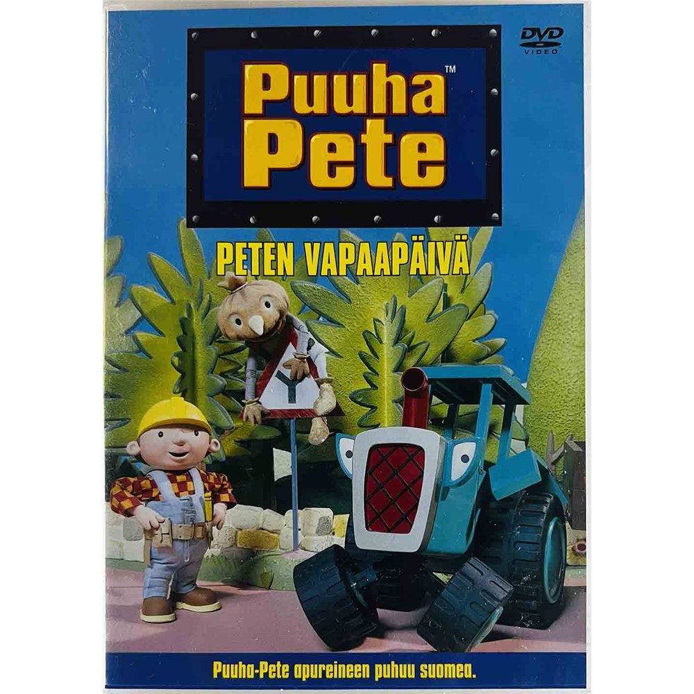 DVD - Puuha Pete DVD Peten vapaapäivä  + muita jaksoja  kansi EX levy EX- Käytetty DVD