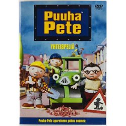 DVD - Puuha Pete DVD Yhteispeliä, 5 eri jaksoa  kansi EX levy EX- Käytetty DVD