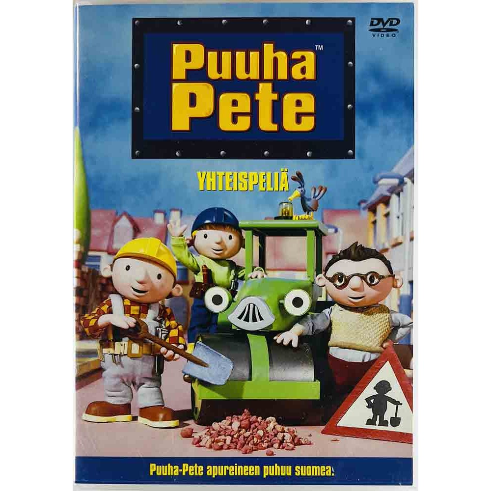 DVD - Puuha Pete DVD Yhteispeliä, 5 eri jaksoa  kansi EX levy EX- Käytetty DVD