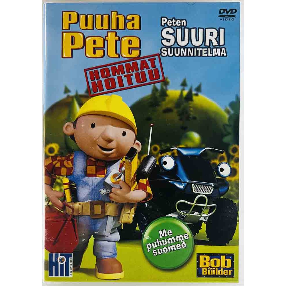 DVD - Puuha Pete DVD Peten suuri suunnitelma + muita jaksoja  kansi EX levy EX- Käytetty DVD