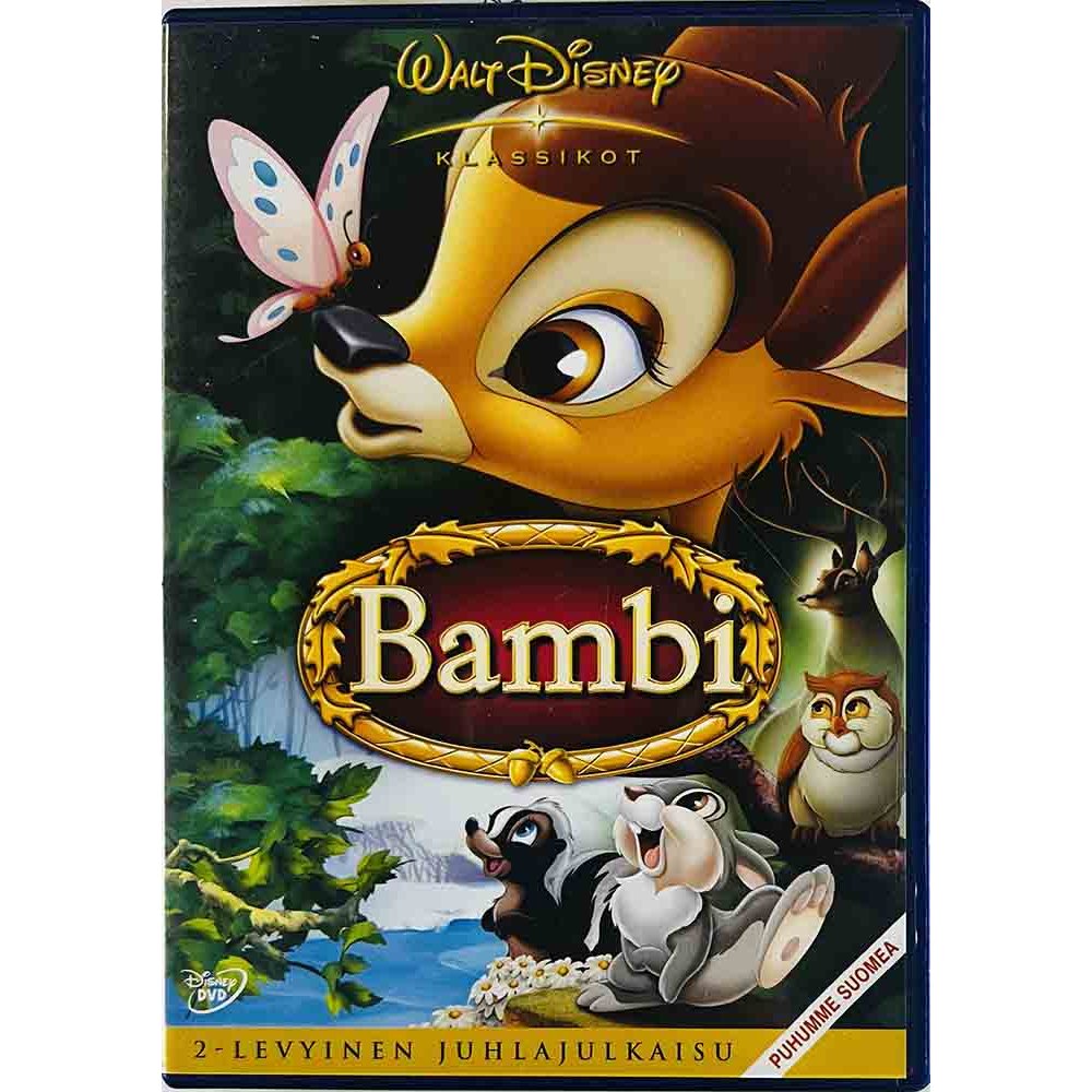 DVD - Elokuva DVD Bambi 2-levyinen juhlajulkaisu 2DVD  kansi EX levy EX- Käytetty DVD