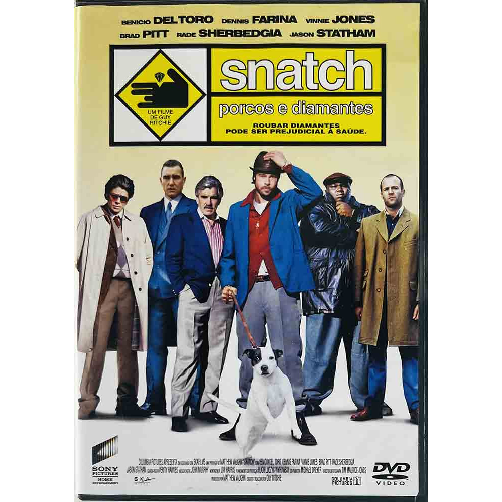 DVD - Elokuva DVD Snatch, ei suomenkielistä tekstitystä  kansi EX levy EX Käytetty DVD
